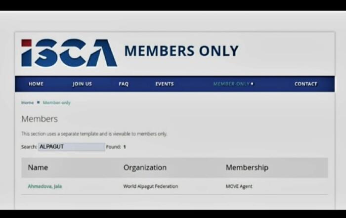 ISCA Member